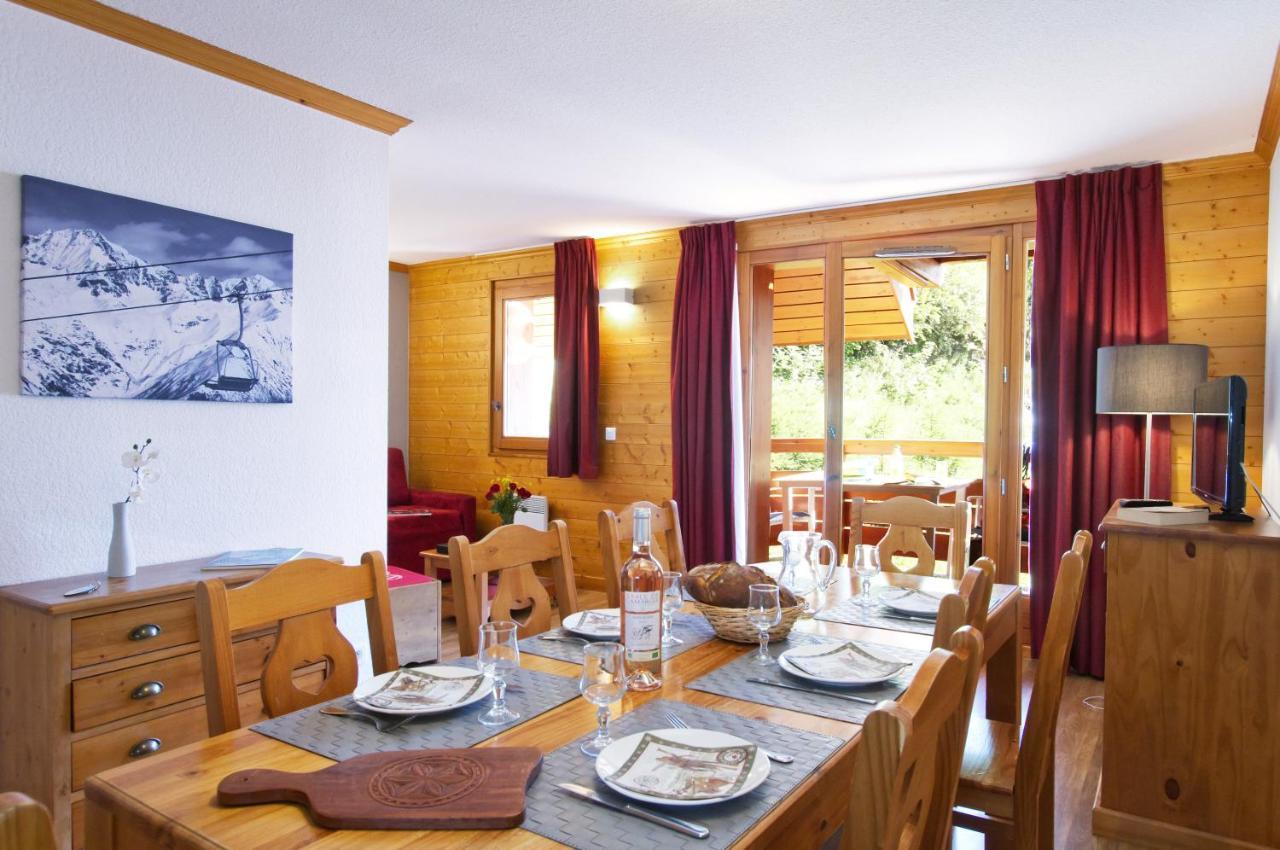 Résidence Odalys Le Hameau et les Chalets de la Vallée d'Or Valloire Exterior foto