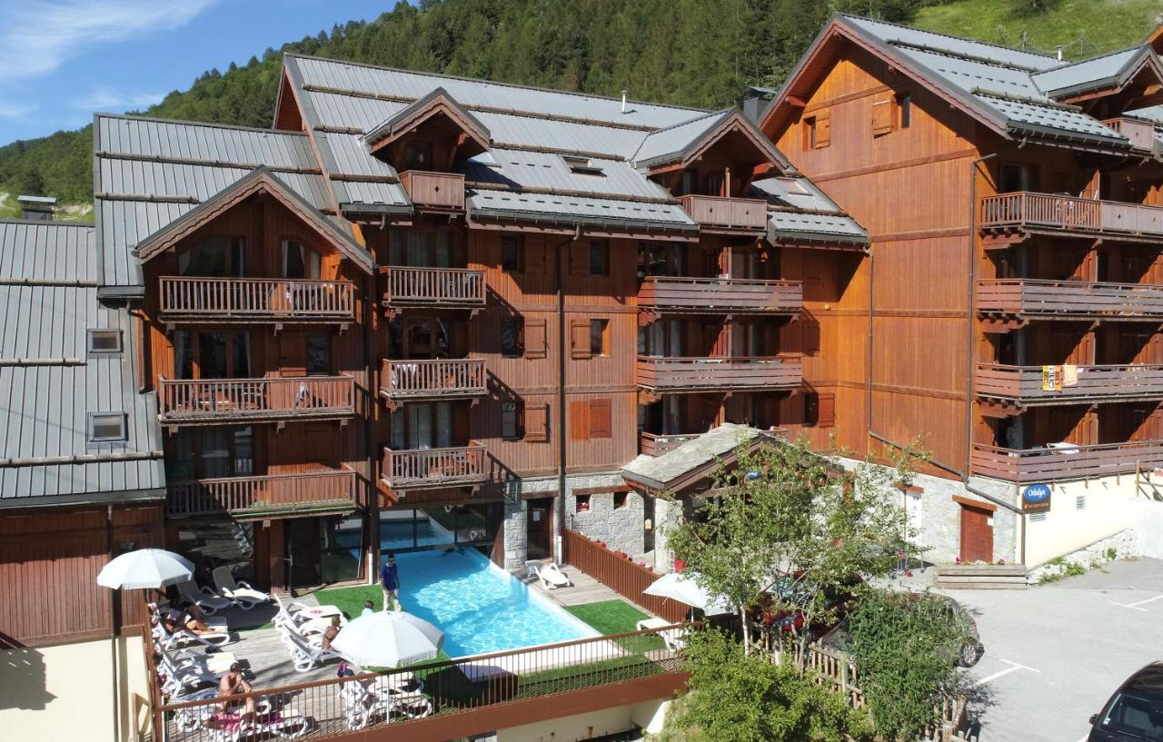 Résidence Odalys Le Hameau et les Chalets de la Vallée d'Or Valloire Exterior foto