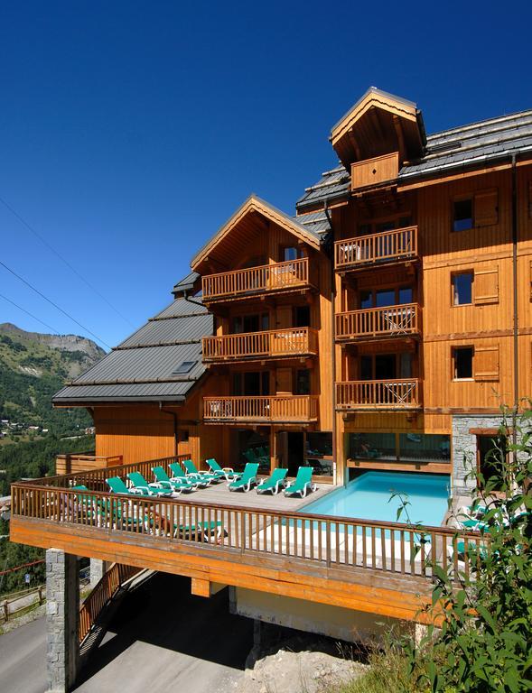 Résidence Odalys Le Hameau et les Chalets de la Vallée d'Or Valloire Exterior foto